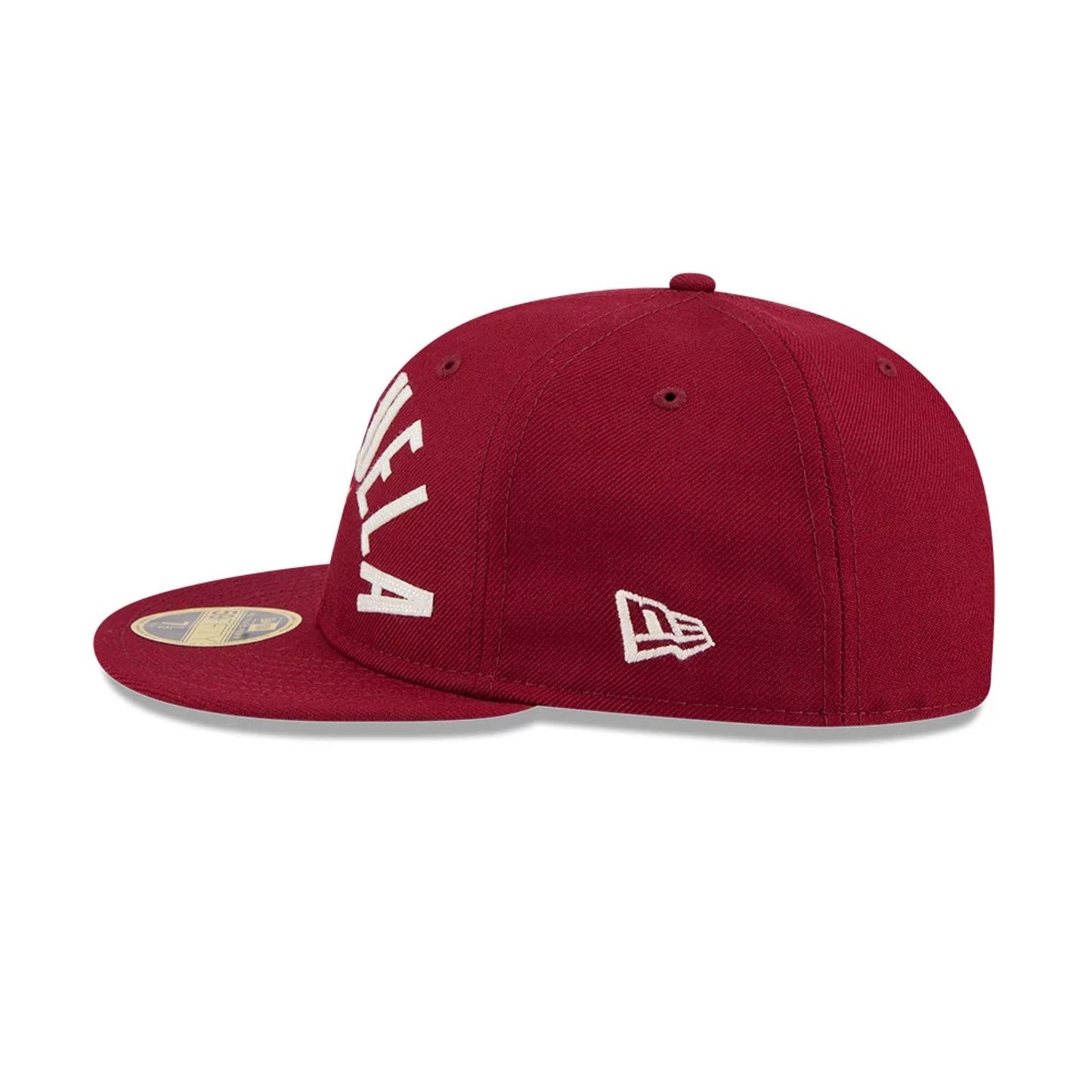 Pictured is this WBC Classical Script Venezuela Retro Crown 59FIFTY Fitted cap in dark red. 6