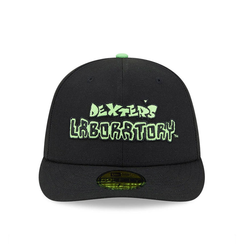 Pictured is this Dexter's Laboratory Logo 59FIFTY Fitted cap in black. 3