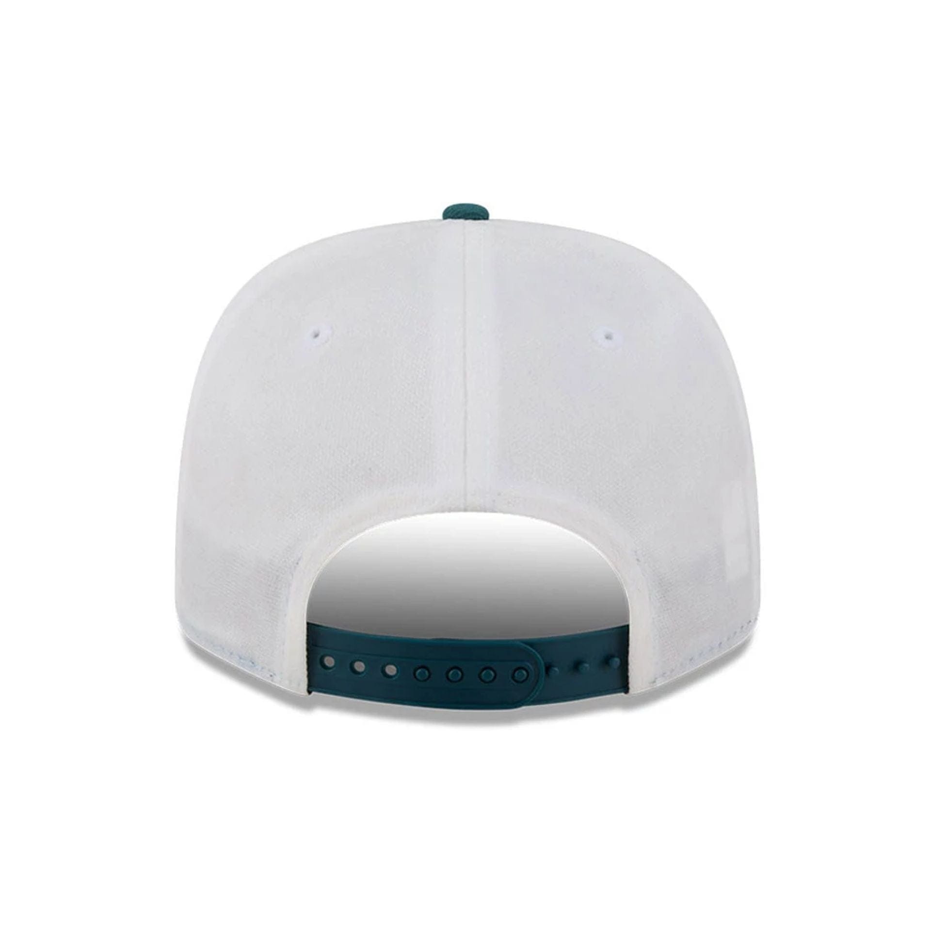 Pictured is this NFL Duck Cloth Philadelphia Eagles 9SEVENTY Stretch Snap cap in white. 6