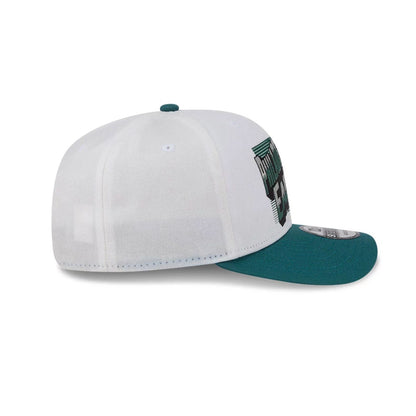 Pictured is this NFL Duck Cloth Philadelphia Eagles 9SEVENTY Stretch Snap cap in white. 5