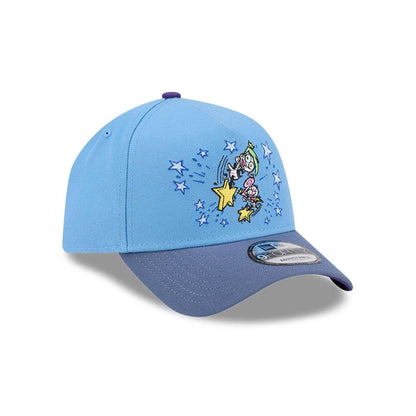 Pictured is this Nickelodeon Fairly Oddparents 9FORTY A-Frame cap in pastel blue. 4