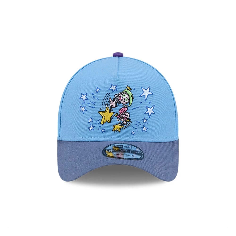Pictured is this Nickelodeon Fairly Oddparents 9FORTY A-Frame cap in pastel blue. 3