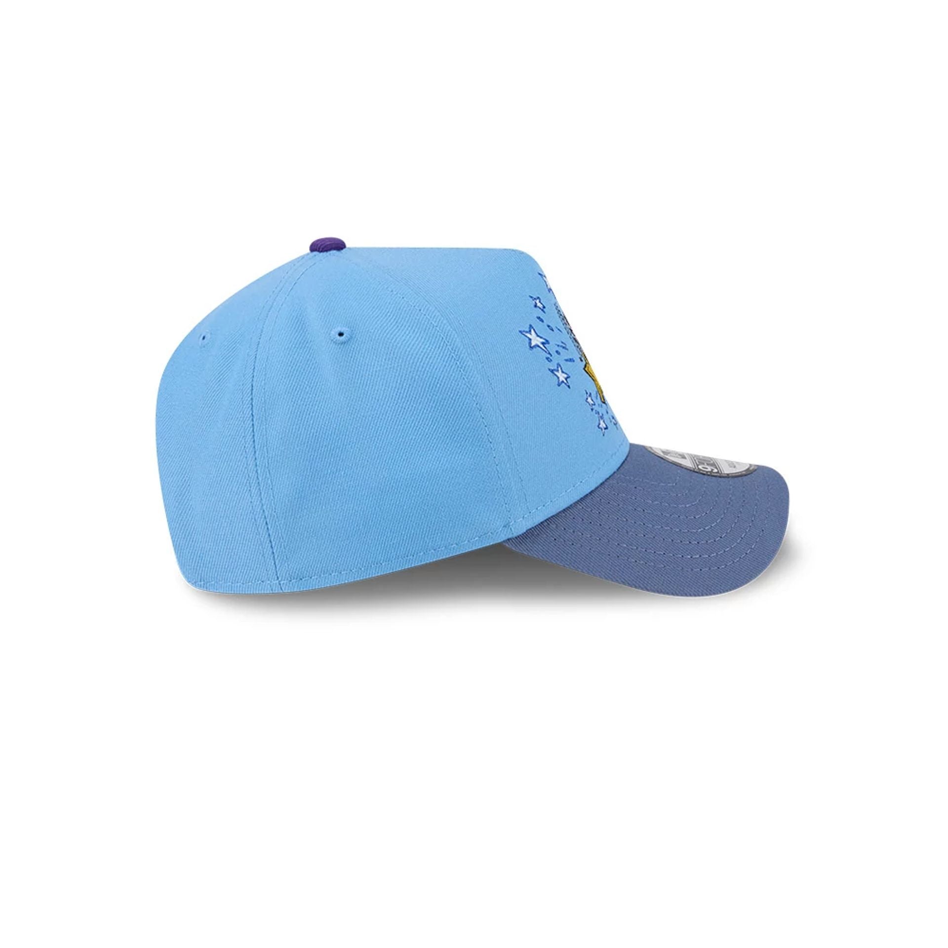 Pictured is this Nickelodeon Fairly Oddparents 9FORTY A-Frame cap in pastel blue. 6