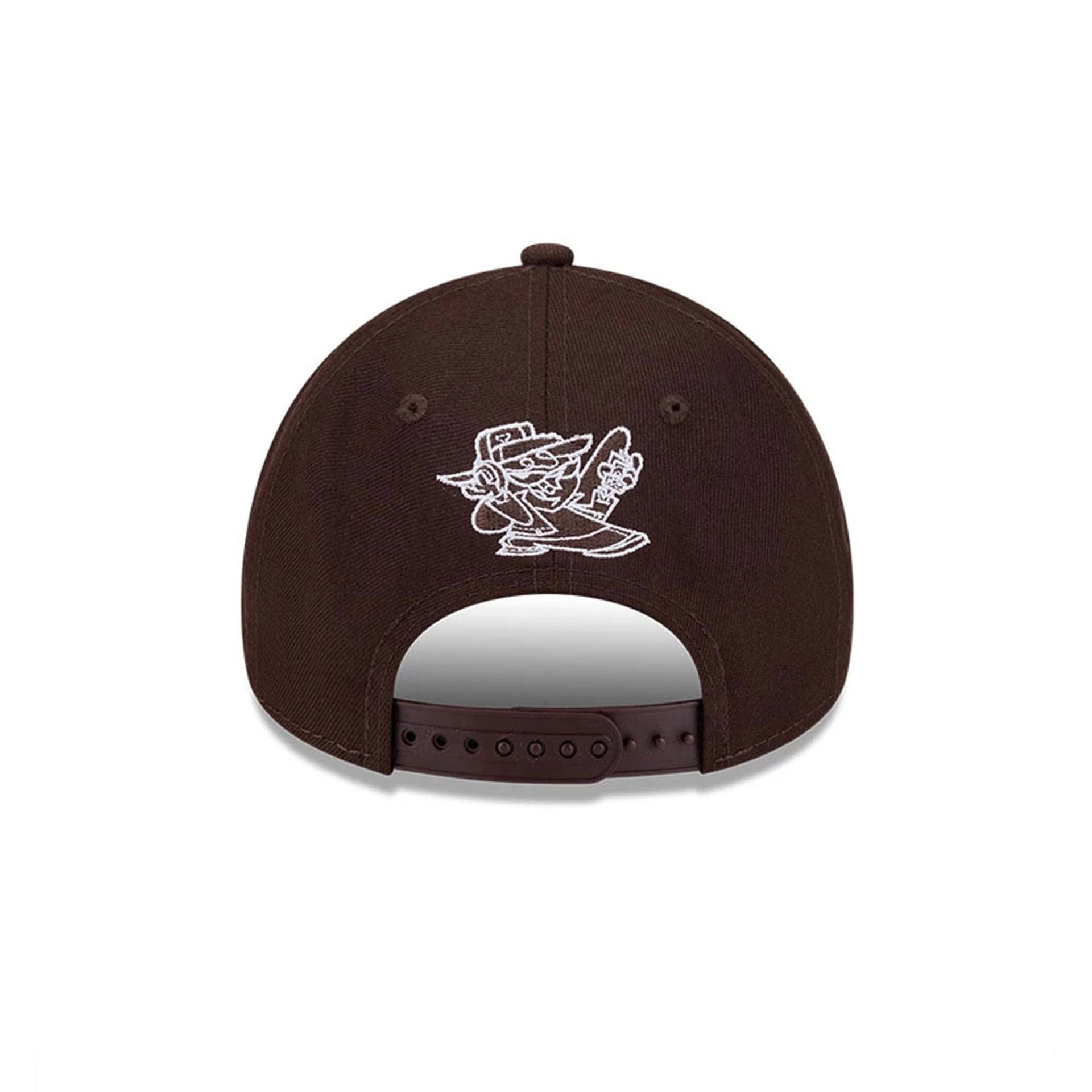 Pictured is this Dexter's Laboratory 9FORTY A-Frame cap in dark brown. 7