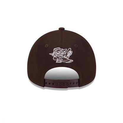 Pictured is this Dexter's Laboratory 9FORTY A-Frame cap in dark brown. 7