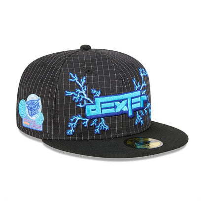 Pictured is this Dexter's Laboratory Electric 59FIFTY Fitted cap in Black. 1