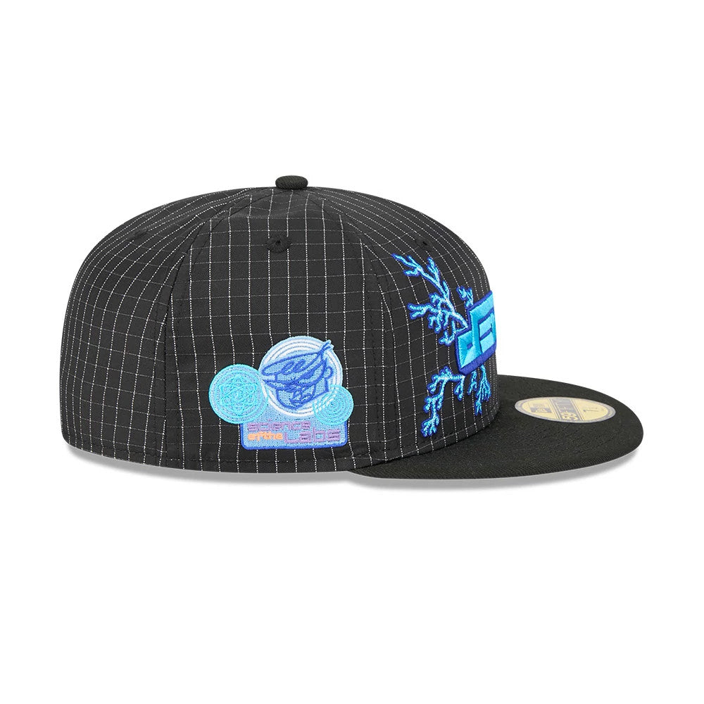 Pictured is this Dexter's Laboratory Electric 59FIFTY Fitted cap in Black. 5