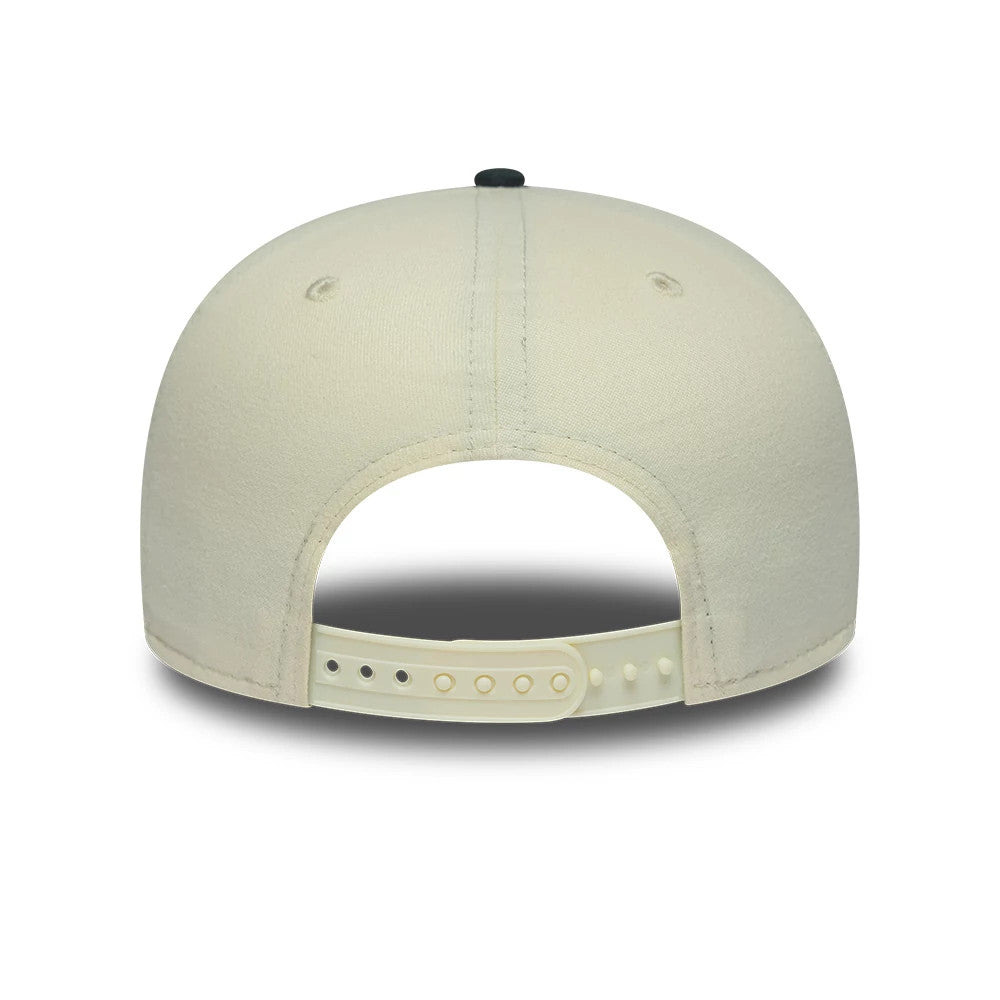 Pictured is this MLB Metallic Logo LA Dodgers 19TWENTY cap in cream. 5