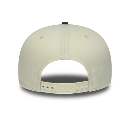 Pictured is this MLB Metallic Logo LA Dodgers 19TWENTY cap in cream. 5