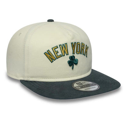 Pictured is this MLB Metallic Logo New York Yankees 19TWENTY cap in cream. 4