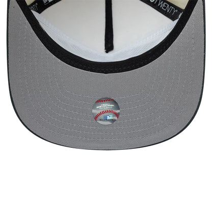 Pictured is this MLB Metallic Logo New York Yankees 19TWENTY cap in cream. 2