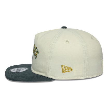 Pictured is this MLB Metallic Logo New York Yankees 19TWENTY cap in cream. 6