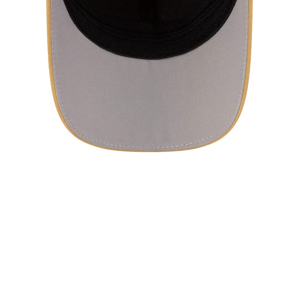 Pictured is this New Era 39THIRTY Infinity Stretch Fit cap in beige. 2