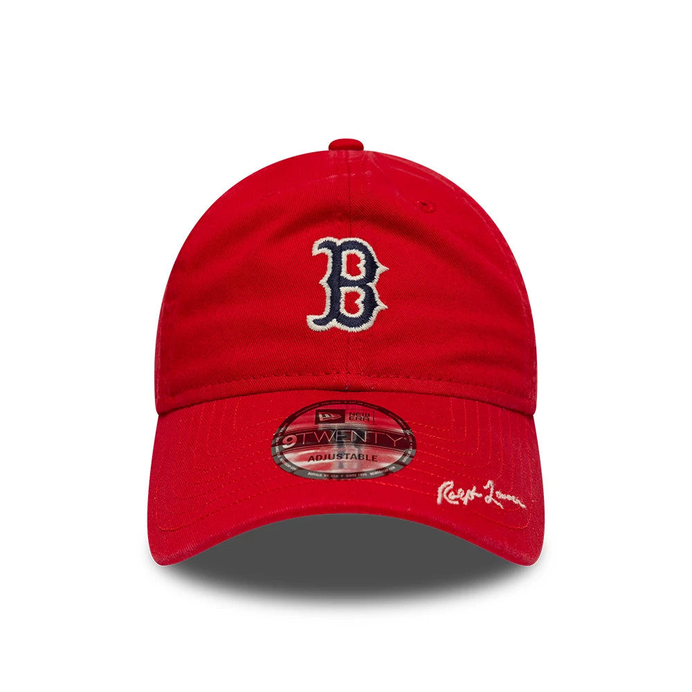 Pictured is this Ralph Lauren X MLB Boston Red Sox 9TWENTY cap in red. 3