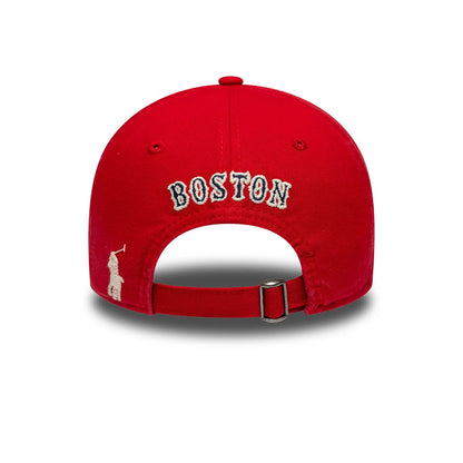 Pictured is this Ralph Lauren X MLB Boston Red Sox 9TWENTY cap in red. 2