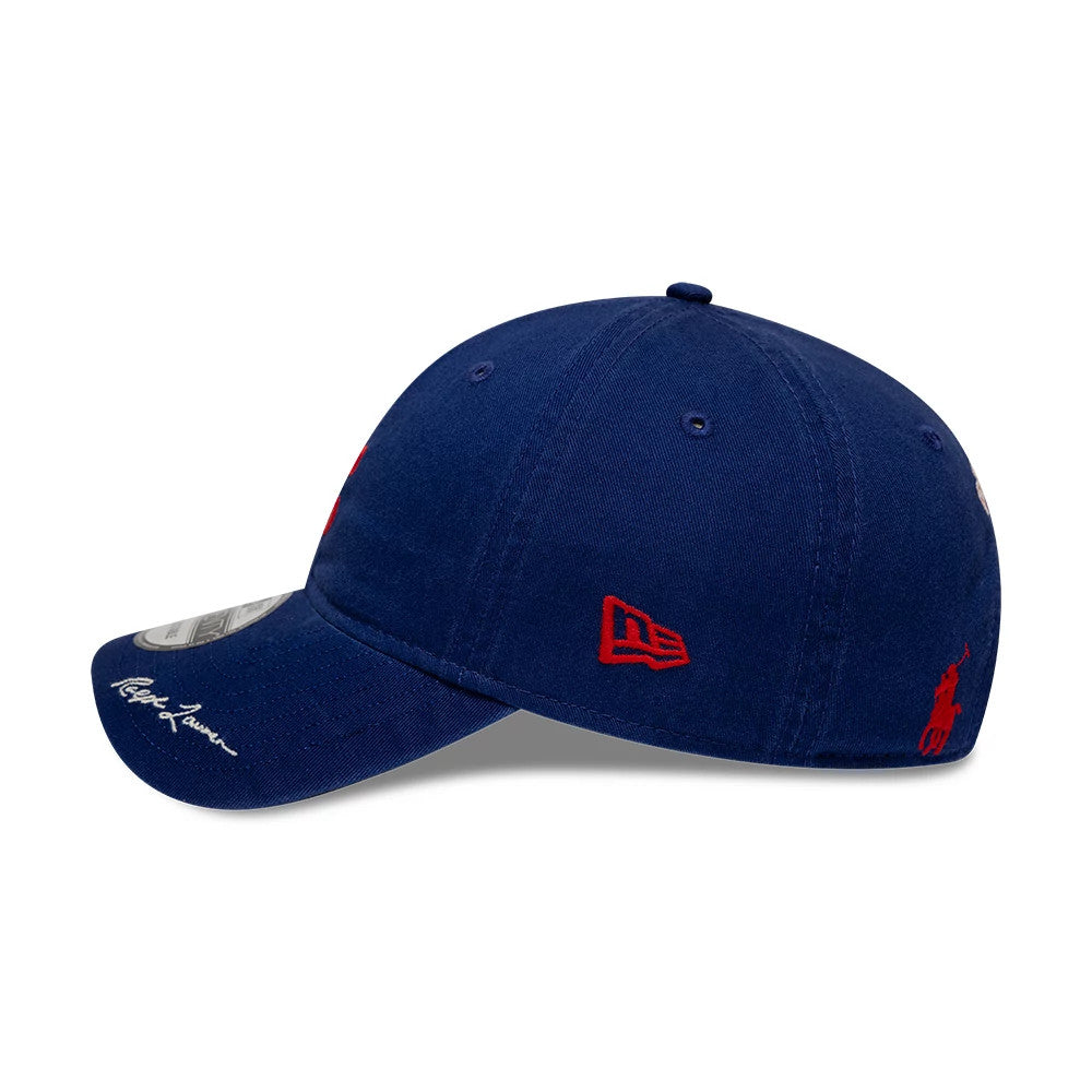 Pictured is this Ralph Lauren X MLB Chicago Cubs 9TWENTY cap in dark blue. 5