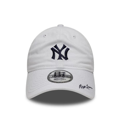 Pictured is this Ralph Lauren X MLB New York Yankees 9TWENTY cap in white. 3