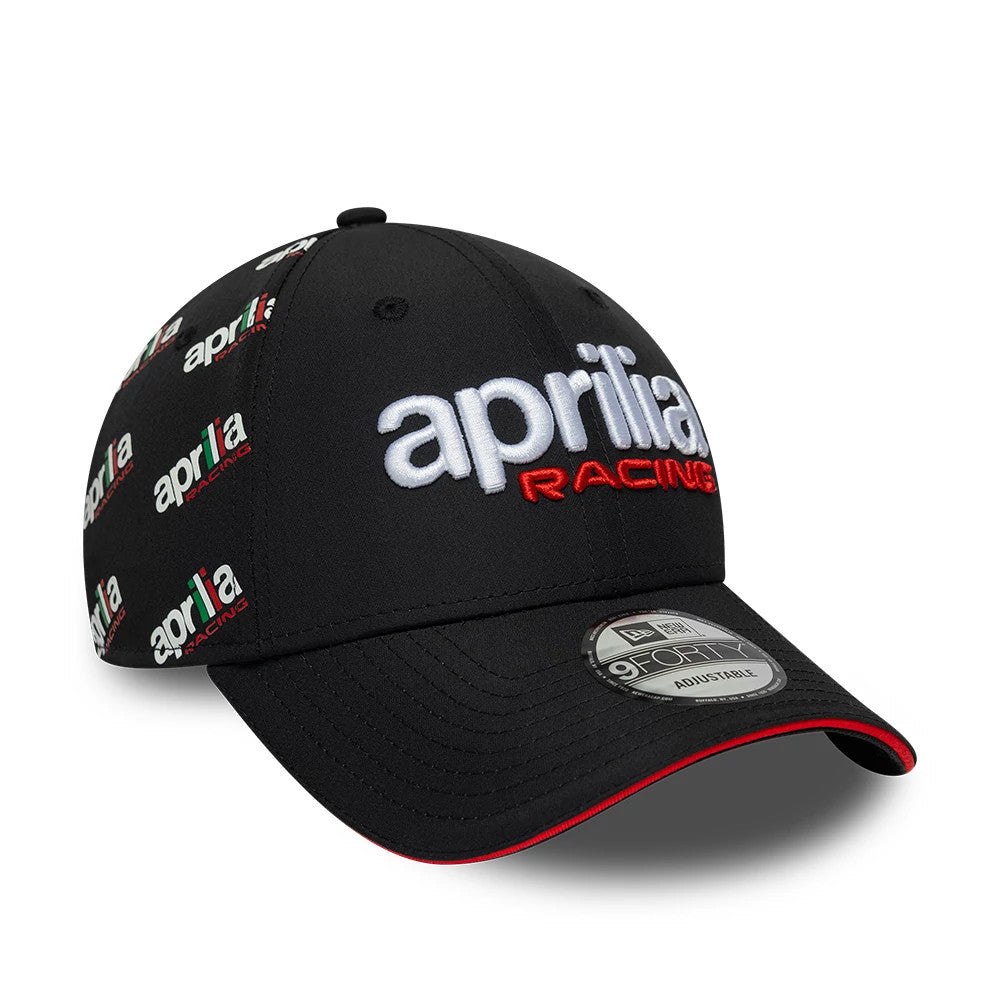Pictured is this Aprilia All Over Print 9FORTY cap in black. 3
