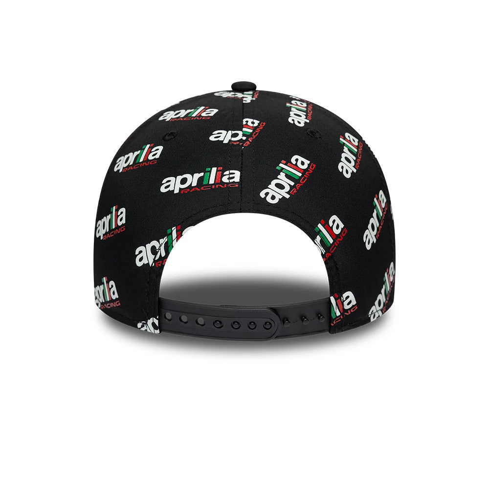 Pictured is this Aprilia All Over Print 9FORTY cap in black. 4
