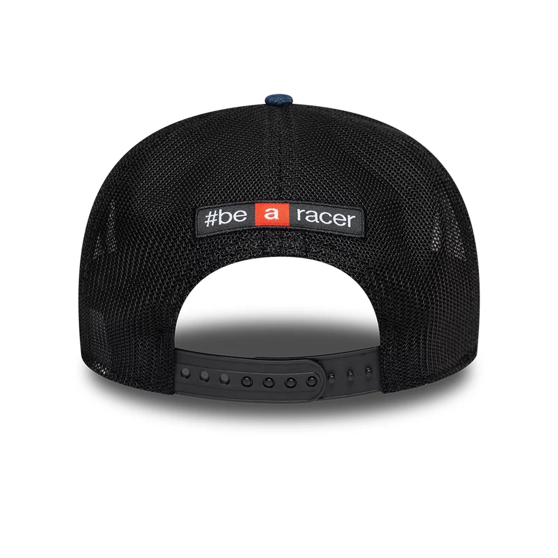 Pictured is this Aprilia Replica Jorge Martin Austin Race Special Aprilia 9SEVENTY Stretch Snap cap in blue. 4