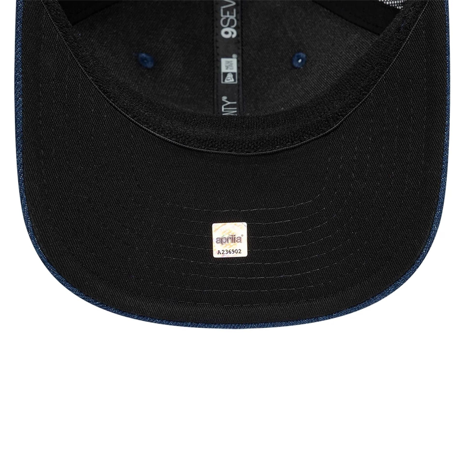 Pictured is this Aprilia Replica Austin Race Special 9SEVENTY Stretch Snap cap in blue. 2