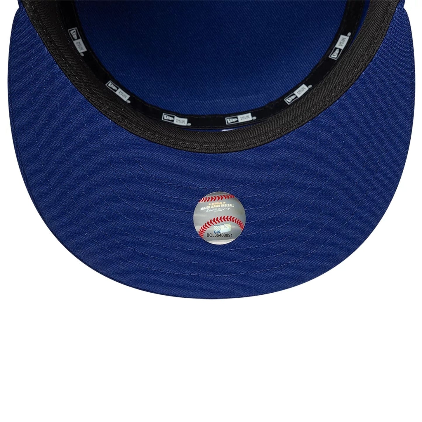 Pictured is this MLB Poly LA Dodgers Pillbox Adjustable cap in dark blue. 7