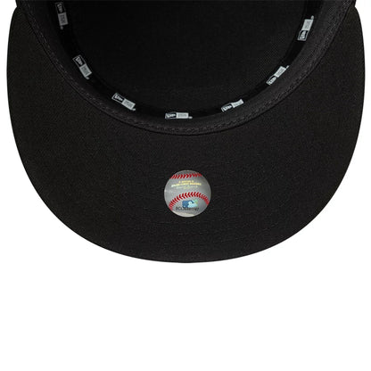 Pictured is this MLB Poly Chicago White Sox Pillbox Adjustable cap in black. 7