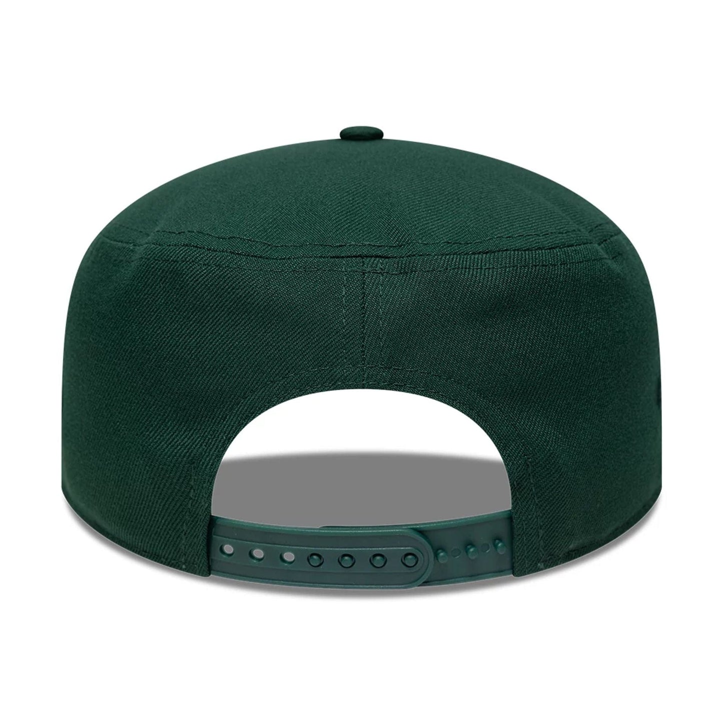 Pictured is this MLB Poly Athletics Pillbox Adjustable cap in dark green. 7