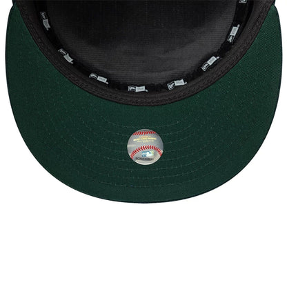 Pictured is this MLB Cord New York Yankees Pillbox Adjustable cap in dark green. 6