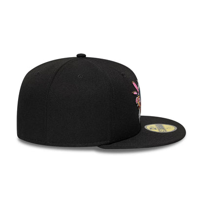 Pictured is this Ren & Stimpy Character Graphic 59FIFTY Fitted cap in black. 6