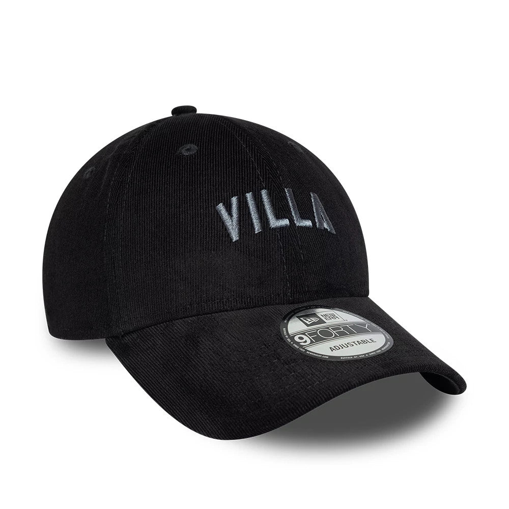 Pictured is this Aston Villa FC Cord 9FORTY cap in black. 3