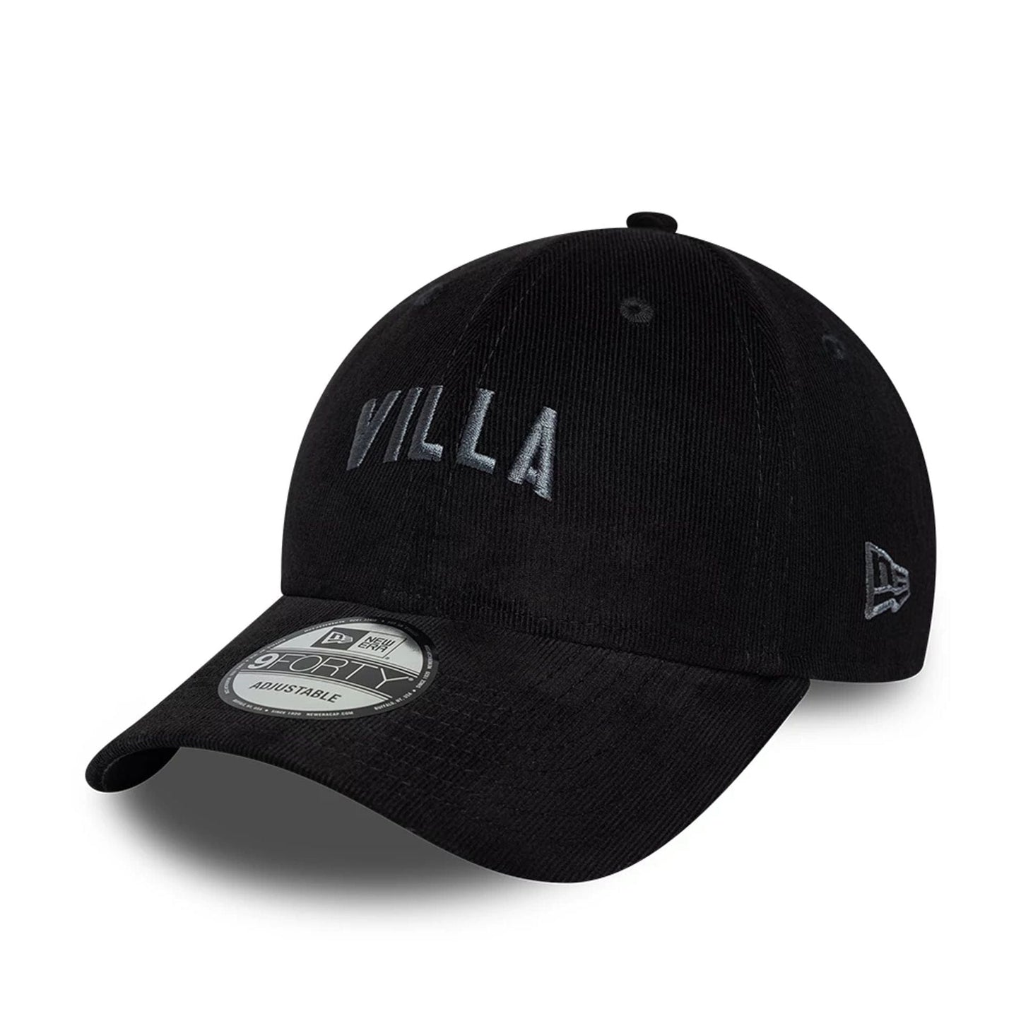 Pictured is this Aston Villa FC Cord 9FORTY cap in black. 1