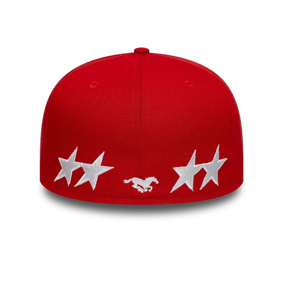 Pictured is this Twojeys X New Era 59FIFTY Fitted cap in red. 2