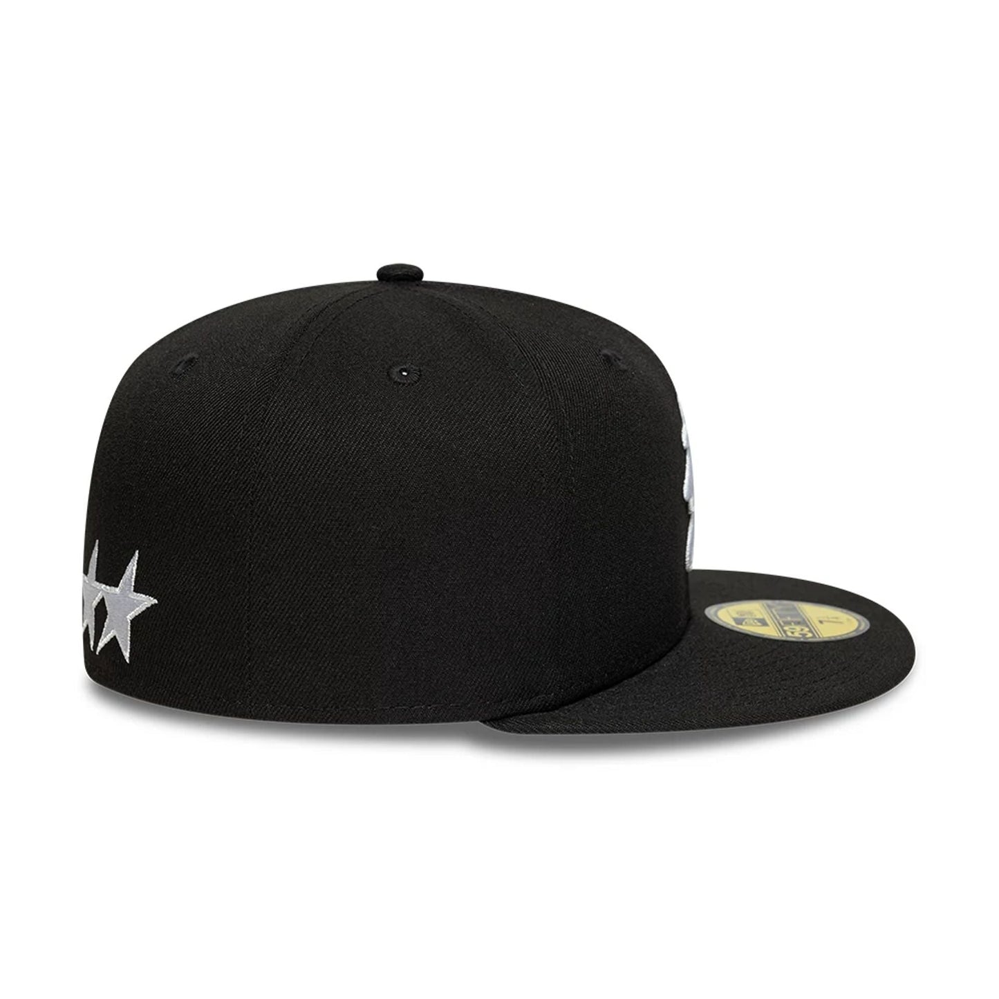 Pictured is this Twojeys X New Era 59FIFTY Fitted cap in black. 6