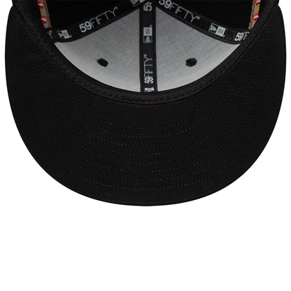 Pictured is this New Era Carousel 59FIFTY Fitted cap in black. 7