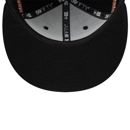 Pictured is this New Era Carousel 59FIFTY Fitted cap in black. 7