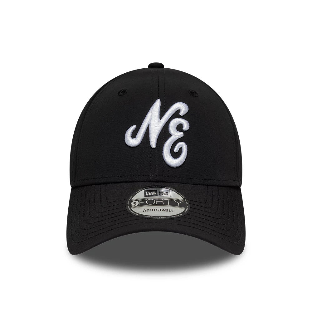 Pictured is this New Era Recycled 9FORTY cap in black. 2