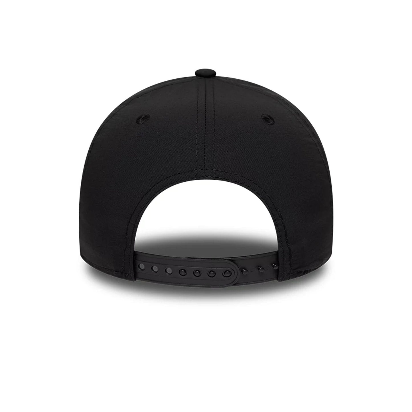 Pictured is this MLB Recycled New York Yankees 9FORTY E-Frame  cap in Black On Black. 6
