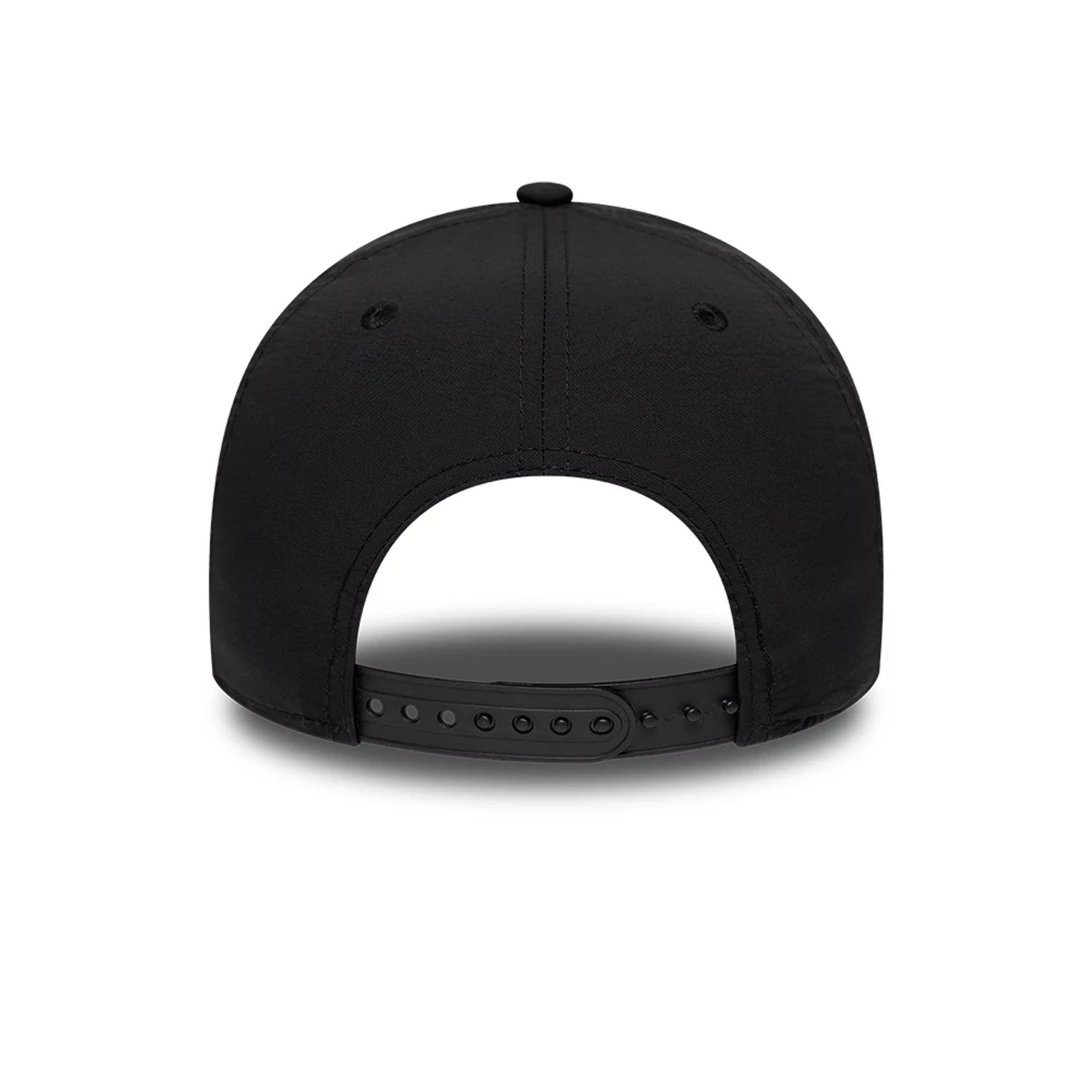 Pictured is this MLB Recycled New York Yankees 9FORTY E-Frame  cap in Black On Black. 6