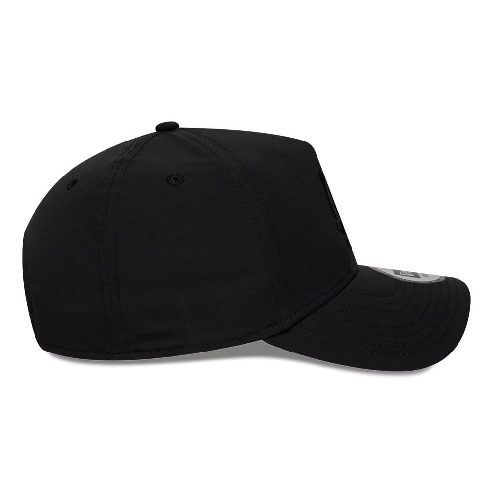 Pictured is this MLB Recycled LA Dodgers 9FORTY E-Frame cap in Black On Black. 5
