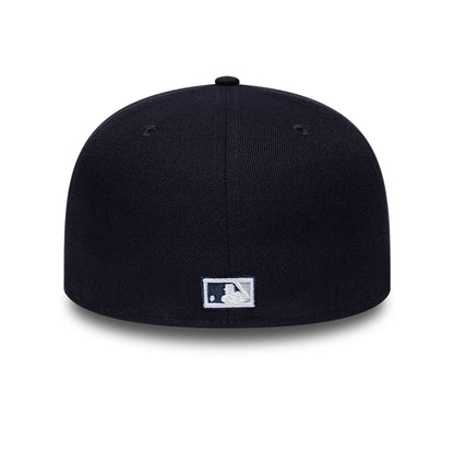 Pictured is this MLB Sidepatch Detroit Tigers 59FIFTY Fitted cap in navy. 7