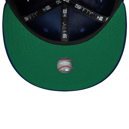 Pictured is this MLB Sidepatch LA Dodgers 59FIFTY Fitted cap in dark blue. 2