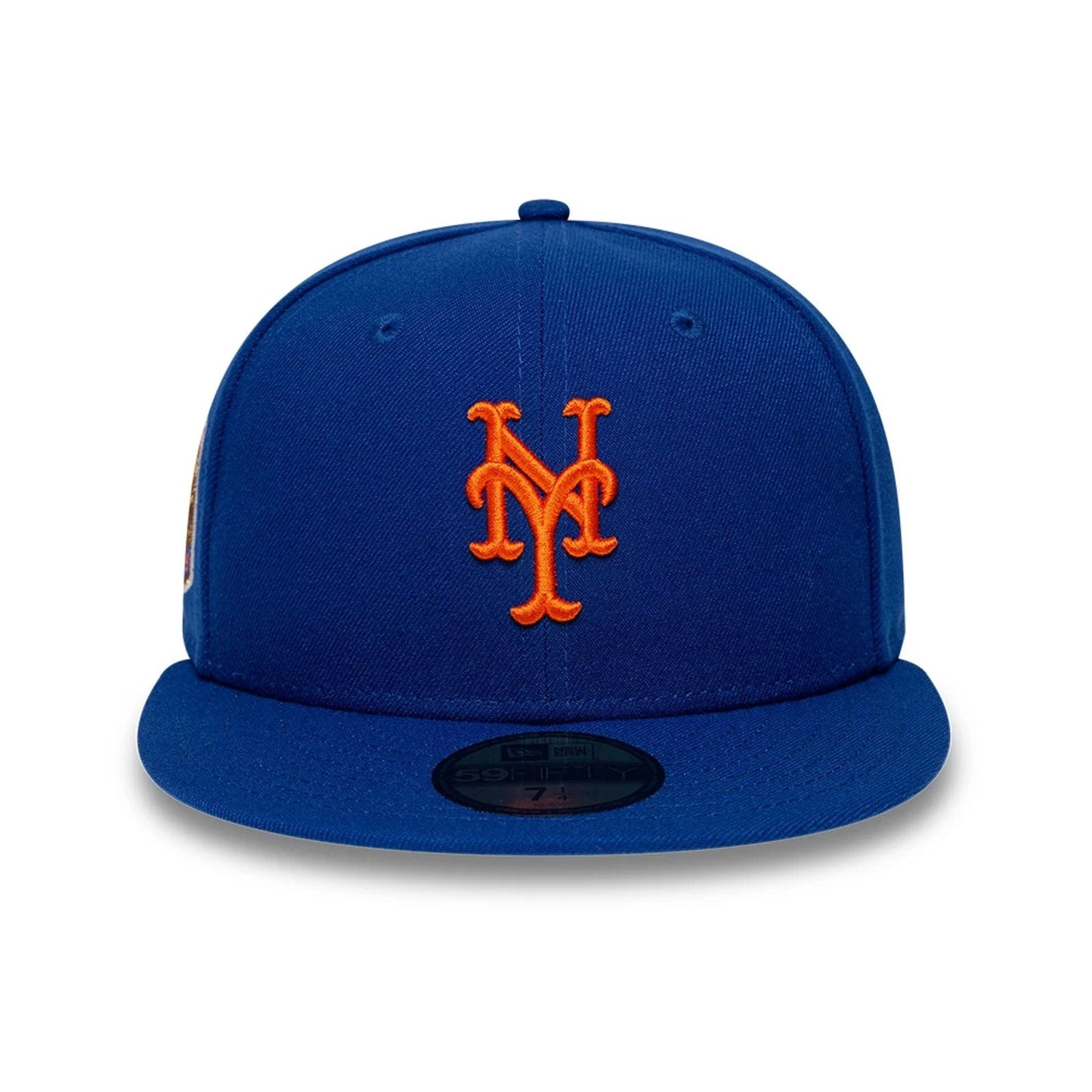 Pictured is this MLB Sidepatch New York Mets 59FIFTY Fitted cap in blue. 3