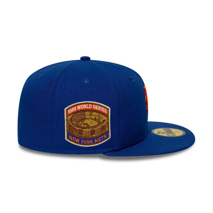 Pictured is this MLB Sidepatch New York Mets 59FIFTY Fitted cap in blue. 5