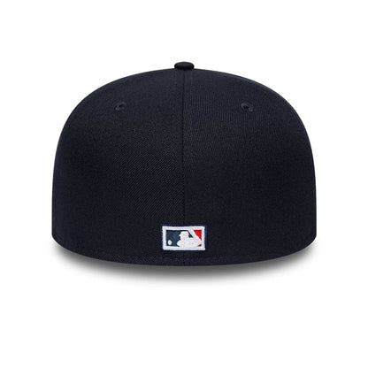 Pictured is this MLB Sidepatch Boston Red Sox 59FIFTY Fitted cap in navy. 7