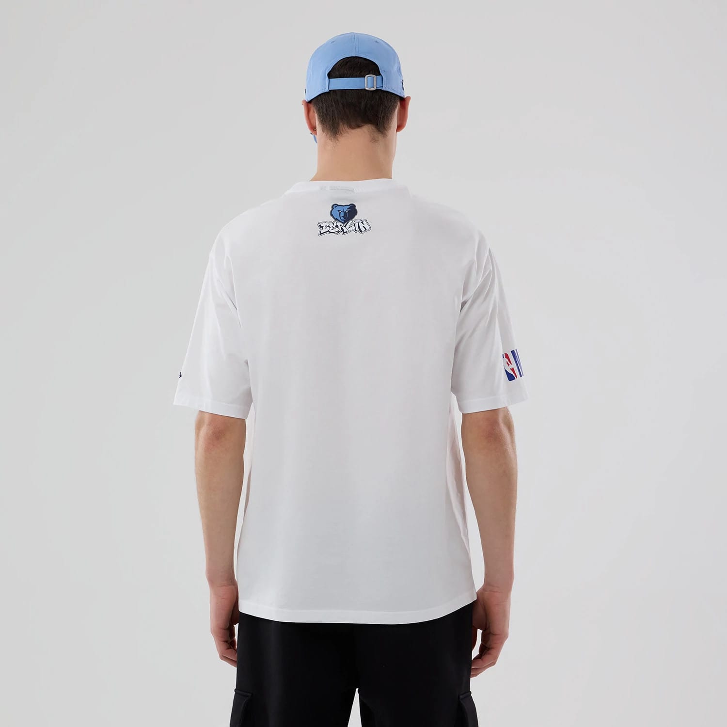 NBA Berlin Game 2026 Memphis Grizzlies White Oversized T-Shirt