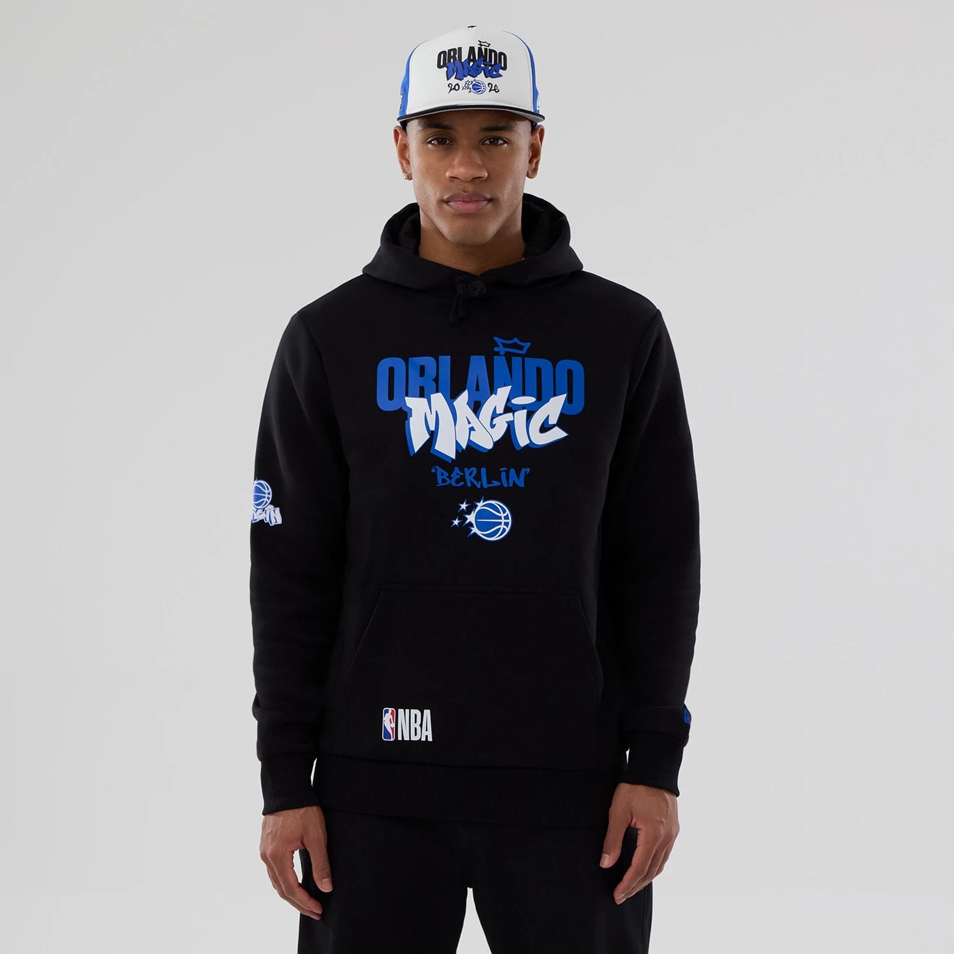 NBA Berlin Game 2026 Orlando Magic Black Pullover Hoodie | NEC EU