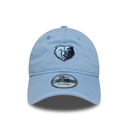 Pictured is this Grizzlies NBA International Games 2026 Blue 9TWENTY Adjustable cap. 2