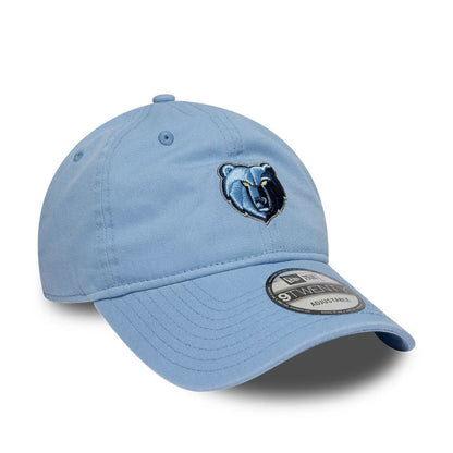 Pictured is this Grizzlies NBA International Games 2026 Blue 9TWENTY Adjustable cap. 3