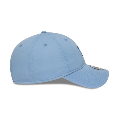 Pictured is this Grizzlies NBA International Games 2026 Blue 9TWENTY Adjustable cap. 5